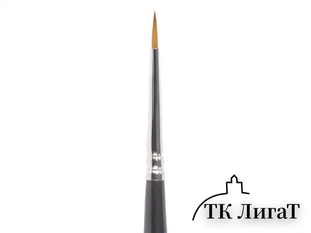 Кисть художественная проф. BRAUBERG ART CLASSIC, синтетика мягкая под колонок, кругл, № 00, кор руч, 200684