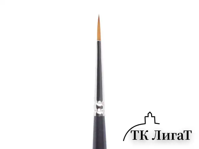 Кисть художественная проф. BRAUBERG ART CLASSIC, синтетика мягкая под колонок, кругл, № 0, кор руч, 200685
