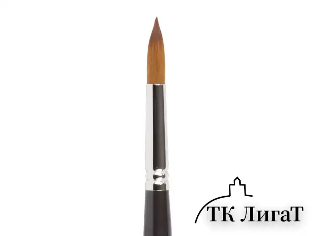 Кисть художественная проф. BRAUBERG ART CLASSIC, синтетика мягкая под колонок, кругл, № 9, кор руч, 200694