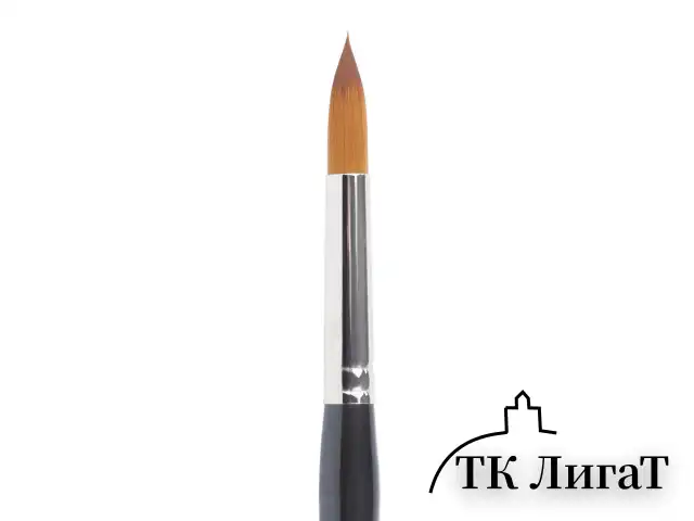 Кисть художественная проф. BRAUBERG ART CLASSIC, синтетика мягкая под колонок, кругл, № 10, кор руч, 200695