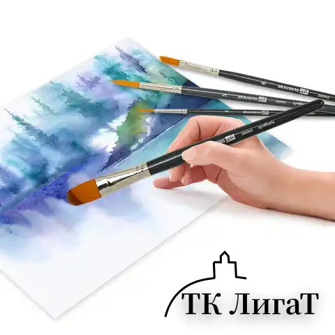 Кисти художественные набор 15 шт., синтетика, BRAUBERG ART CLASSIC, 200962