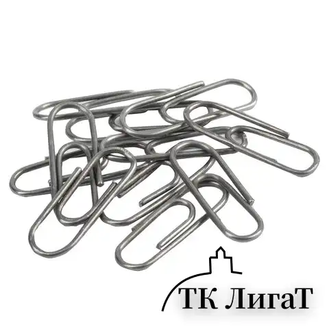 Скрепки STAFF "EVERYDAY", 22 мм, металлические, 100 шт., в картонной коробке, Россия, 220302