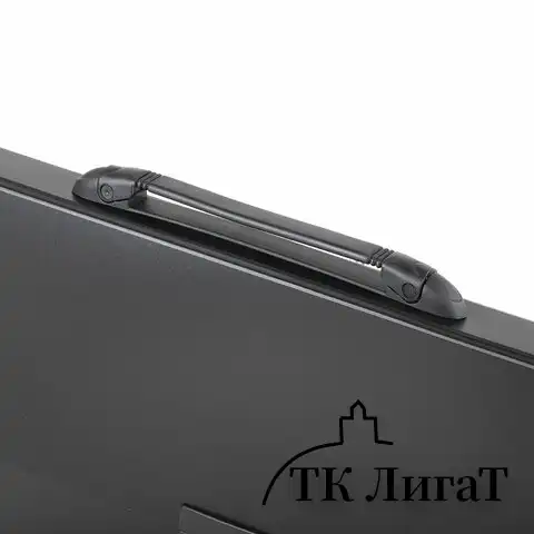 Папка-портфель пластиковая BRAUBERG "Energy" А4 (330х256х32 мм), 7 отделений, черная, 221204