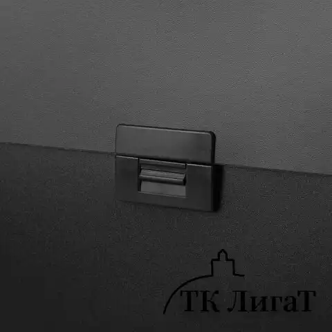 Папка-портфель пластиковая BRAUBERG "Energy" А4 (330х256х32 мм), 7 отделений, черная, 221204