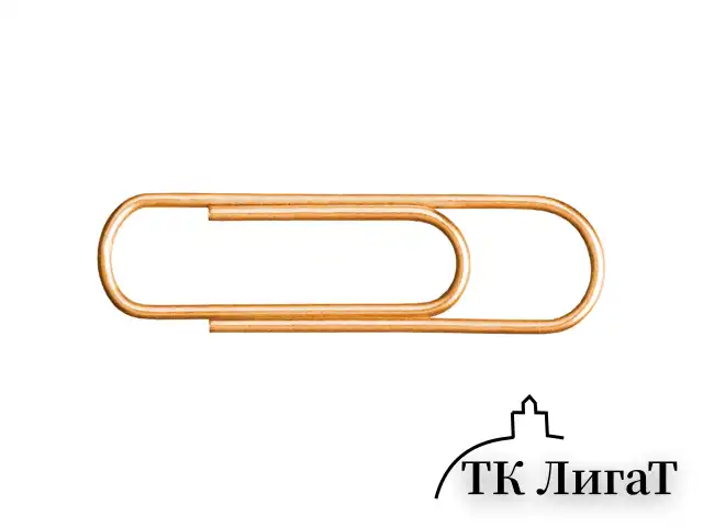 Скрепки BRAUBERG, 28 мм, золотистые, 100 шт., в картонной коробке, 221529