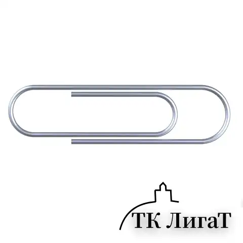 Скрепки STAFF "EVERYDAY", 28 мм, оцинкованные, 100 шт., в картонной коробке, Россия, 224799