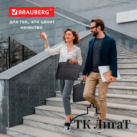 Папка-портфель пластиковая BRAUBERG А4+ (355х290х60 мм), выдвижные ручки, 9 отделений, 1 карман, черная, 225168
