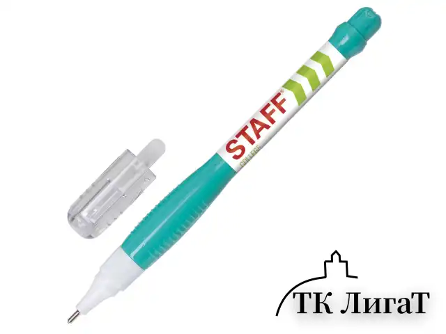Ручка-корректор STAFF "College", 6 мл, металлический наконечник, 225213
