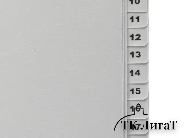 Разделитель пластиковый BRAUBERG, А4, 31 лист, цифровой 1-31, оглавление, серый, РОССИЯ, 225598