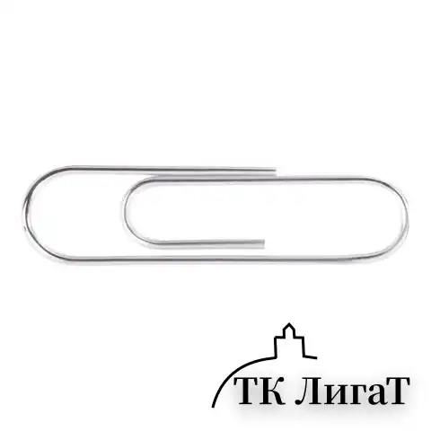Скрепки BRAUBERG, 28 мм, оцинкованные, 100 шт., в картонной коробке, 227583
