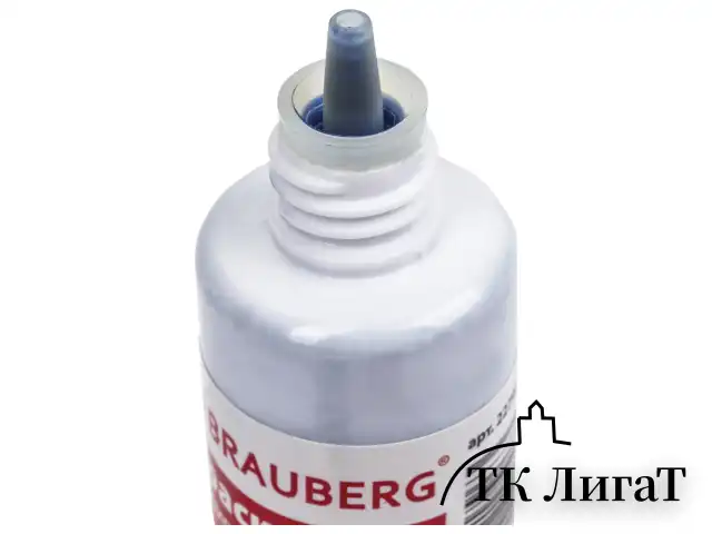 Краска штемпельная BRAUBERG PROFESSIONAL, clear stamp, синяя, 30 мл, на водной основе, 227981