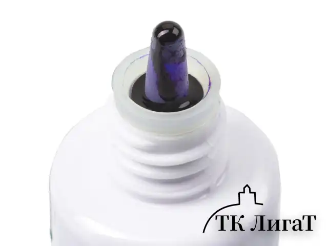 Краска штемпельная BRAUBERG PROFESSIONAL, clear stamp, фиолетовая, 30 мл, на водной основе, 227982