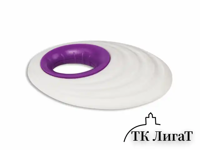 Ластик большой BRAUBERG "Fruity", 65х40х13 мм, белый, пластиковый держатель ассорти, 228721