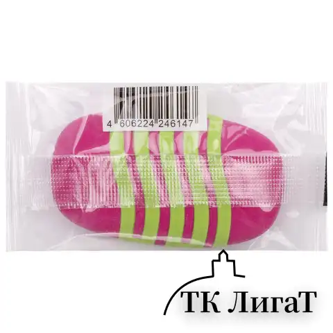 Ластик BRAUBERG "Mix Pro", 58х33х13 мм, цвет ассорти, 228722