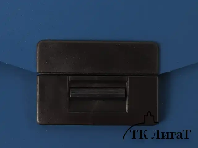 Портфель пластиковый STAFF А4 (320х225х36 мм), без отделений, синий, 229240