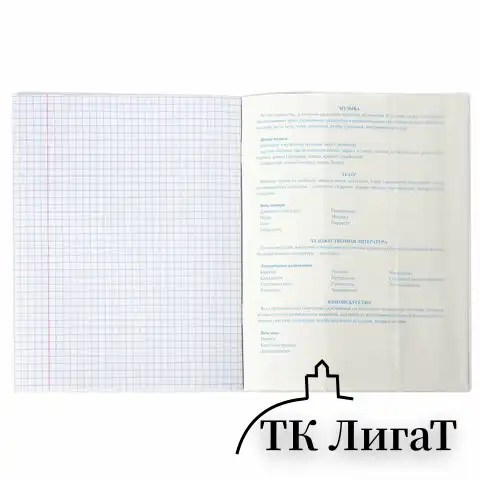Обложка ПП 210х380 мм для тетрадей и дневников, ПИФАГОР, универсальная, КЛЕЙКИЙ КРАЙ, 80 мкм, штрих-код, 229342