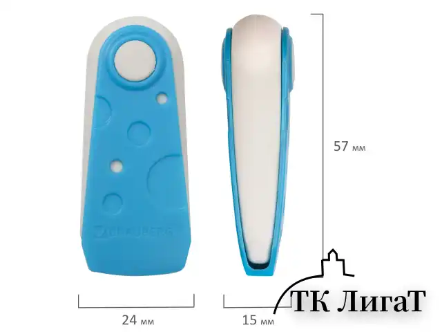 Набор ластиков BRAUBERG "FRUITY" 3 шт., 57х24х15 мм, белые, пластиковый футляр ассорти, 229563