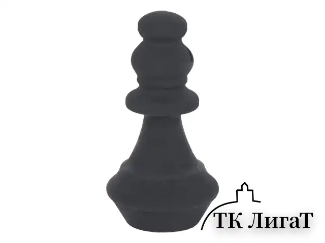 Ластики фигурные ЮНЛАНДИЯ "Шахматы" НАБОР 6 шт., черно-белые, 229593.