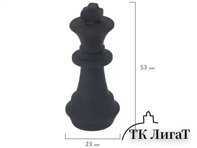 Ластики фигурные ЮНЛАНДИЯ "Шахматы" НАБОР 6 шт., черно-белые, 229593.