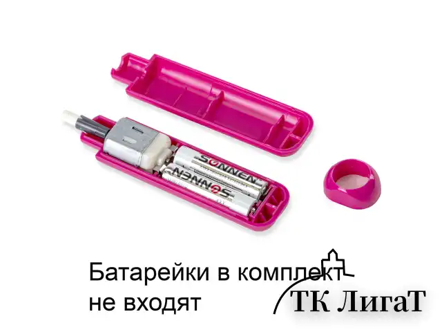 Ластик электрический BRAUBERG "JET", питание от 2 батареек ААА, 8 сменных ластиков, розовый, 229617