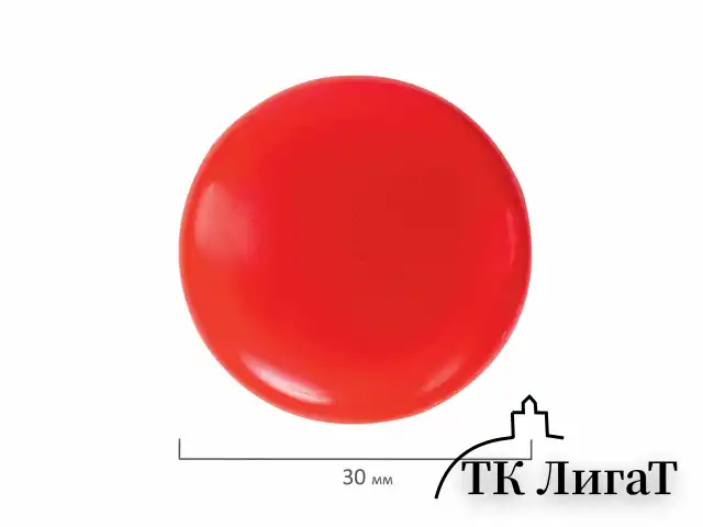 Магниты диаметром 30 мм, КОМПЛЕКТ 8 штук, цвет АССОРТИ, в блистере, BRAUBERG, 230758