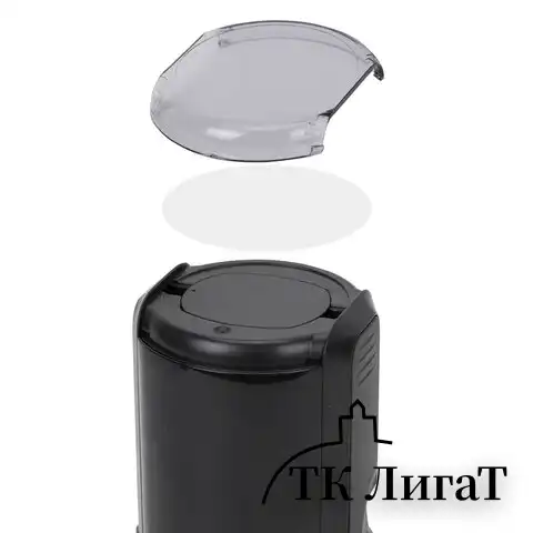 Оснастка для печатей, оттиск D=45 мм, синий, TRODAT 4645, корпус черный, крышка, подушка, 46045/4645