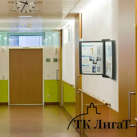 Демосистема настенная, с 10 серыми панелями А4, BRAUBERG, 231235