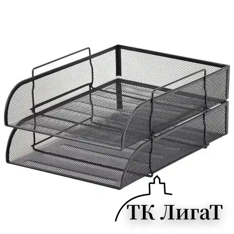 Настольный набор из металла BRAUBERG "Germanium", 7 предметов, черный, 231962