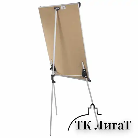 Доска-флипчарт магнитно-маркерная 70x100 см, на треноге, 2х3 OFFICE, (Польша), TF01