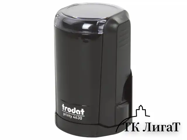 Оснастка для печатей, оттиск D=30 мм, синий, TRODAT 4630 PRINTY 4.0, подушка в комплекте, 80357