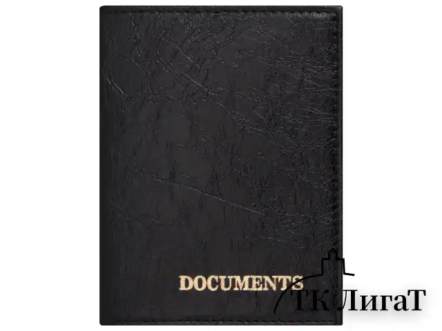 Обложка для автодокументов STAFF "Profit", экокожа, "DOCUMENTS", черная, 237181