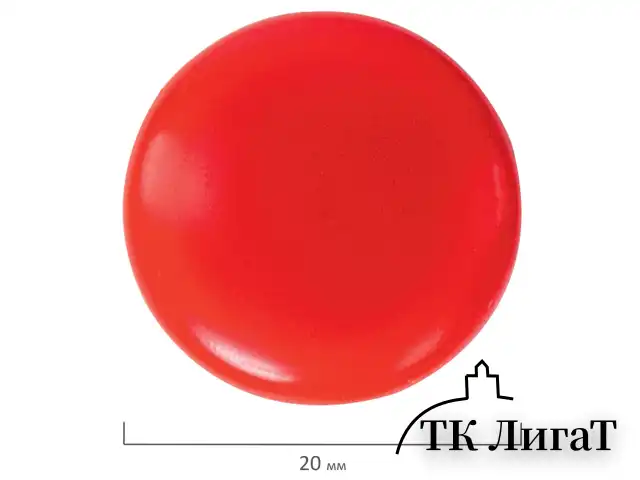 Магниты МАЛОГО ДИАМЕТРА 20 мм, НАБОР 6 шт., ассорти, BRAUBERG "STANDARD", 237469