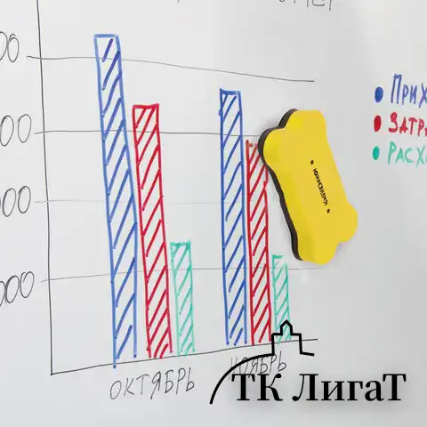 Стиратели магнитные для магнитно-маркерной доски ЮНЛАНДИЯ "Косточка", 55х110 мм, КОМПЛЕКТ 3 ШТ., ассорти, 237503