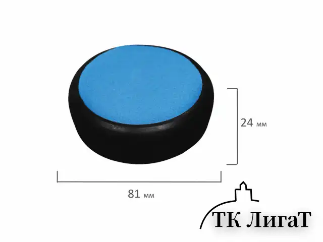 Губка для кассира STAFF круглая, ассорти, 237951, 48