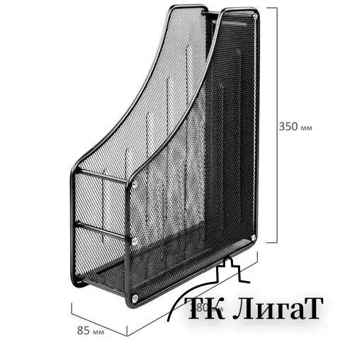 Настольный набор BRAUBERG "Germanium", 6 предметов, черный, металл, 237985