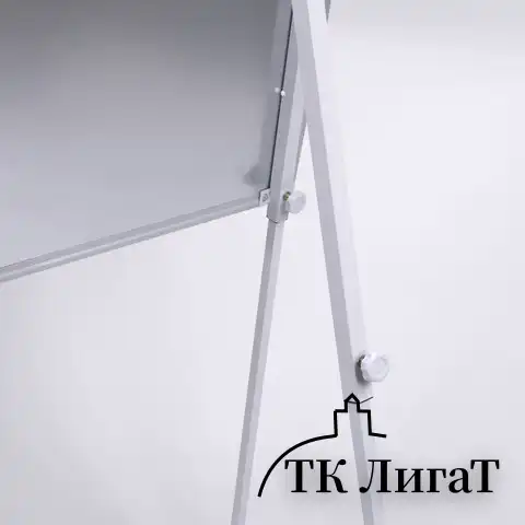 Доска-флипчарт с дополнительными держателями для бумаги, магнитно-маркерная, 70х100 см, тренога, STAFF, 238004