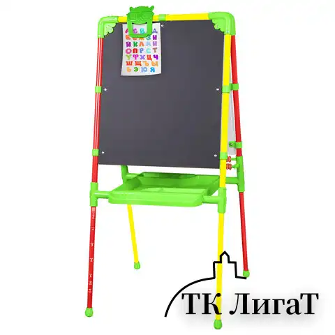 Мольберт растущий для мела/магнитно-маркерный, 53х46 см, BRAUBERG "NIKA KIDS", светофор, 238051