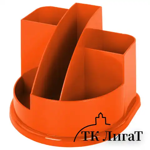 Подставка-органайзер BRAUBERG STYLE COLOR, 5 отделений, 132х122х108 мм, ассорти, 238095, ОР55