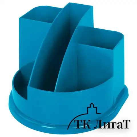 Подставка-органайзер BRAUBERG STYLE COLOR, 5 отделений, 132х122х108 мм, ассорти, 238095, ОР55