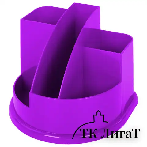 Подставка-органайзер BRAUBERG STYLE COLOR, 5 отделений, 132х122х108 мм, ассорти, 238095, ОР55