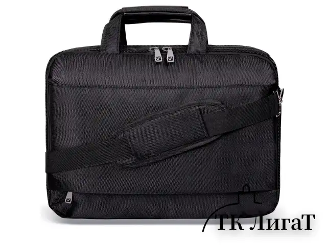 Сумка-портфель BRAUBERG с отделением для ноутбука 15-16", "Control 2", 2 отделения, черная, 41х32х10 см, 240397