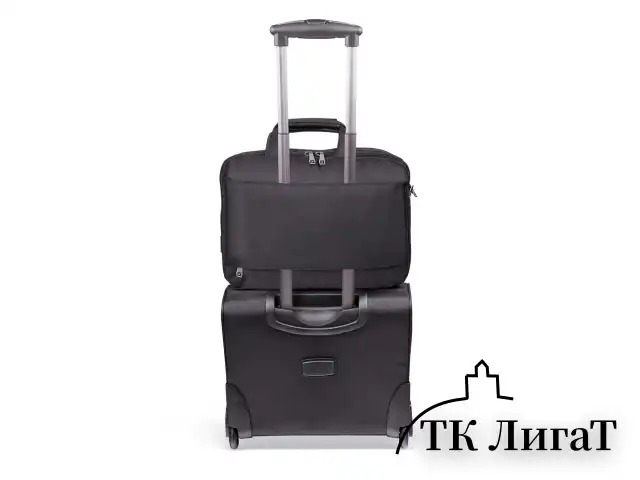 Сумка-портфель BRAUBERG с отделением для ноутбука 15-16", "Control 2", 2 отделения, черная, 41х32х10 см, 240397