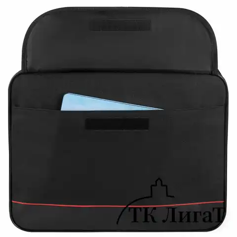 Сумка-портфель BRAUBERG с отделением для ноутбука 15,6", "Profi", откидная крышка, черная, 40х30х7 см, 240441