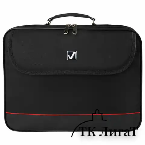 Сумка-портфель BRAUBERG с отделением для ноутбука 15,6", "Profi", откидная крышка, черная, 40х30х7 см, 240441