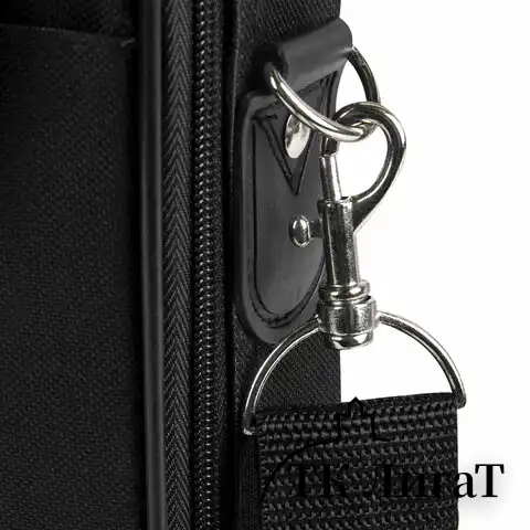 Сумка-портфель BRAUBERG с отделением для ноутбука 15,6", "Profi", откидная крышка, черная, 40х30х7 см, 240441