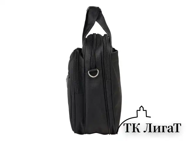 Сумка-портфель BRAUBERG с отделением для ноутбука 15-16", "Quantum", 2 отделения, черная, 41х31х15 см, 240508