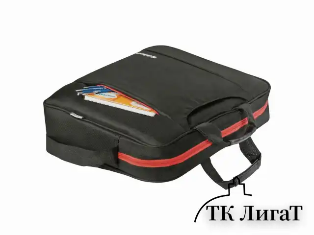 Сумка для ноутбука DEFENDER GEEK 15,6", полиэстер, черная с карманом, 26084