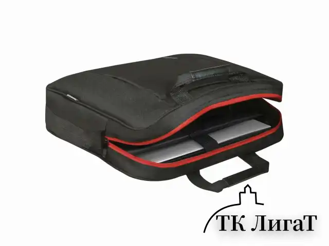 Сумка для ноутбука DEFENDER GEEK 15,6", полиэстер, черная с карманом, 26084