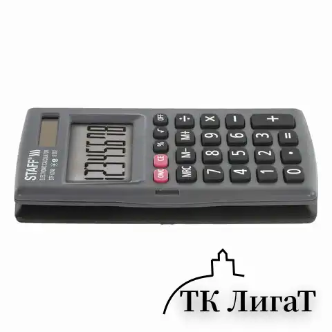 Калькулятор карманный STAFF STF-6248 (104х63 мм), 8 разрядов, двойное питание, 250284