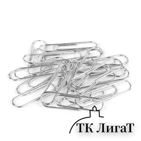 Скрепки STAFF, 33 мм, оцинкованные, 100 шт., в картонной коробке, 270445
